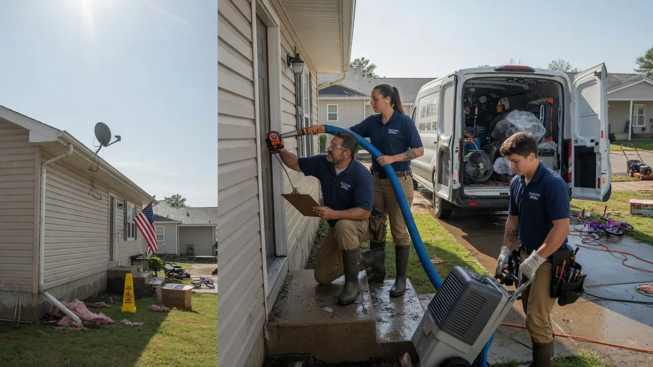 Ceiling Water Damage Restoration in Pembroke, NH near me